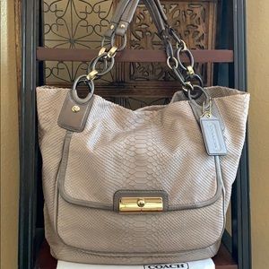 COACH Kristin Pinnacle Embossed Tote
